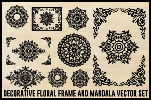 Download Vintage Floral Laser Cut Ornamental Fram - Ornament Collection