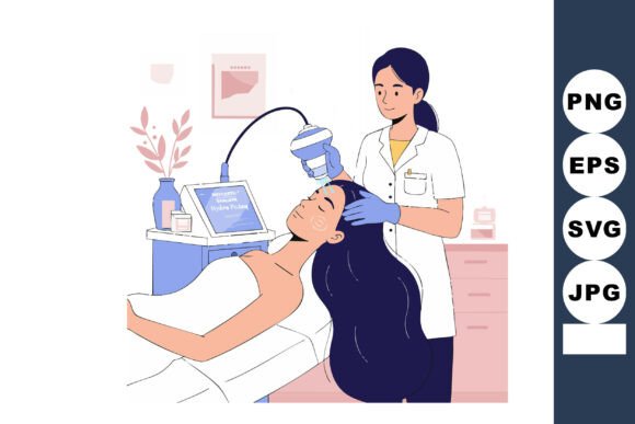 Download Woman Receiving Hydrafacial Skin Treatme - Man Collection
