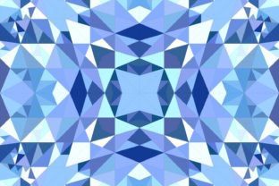 Download Blue Seamless Triangle Mandala Pattern - Man Collection