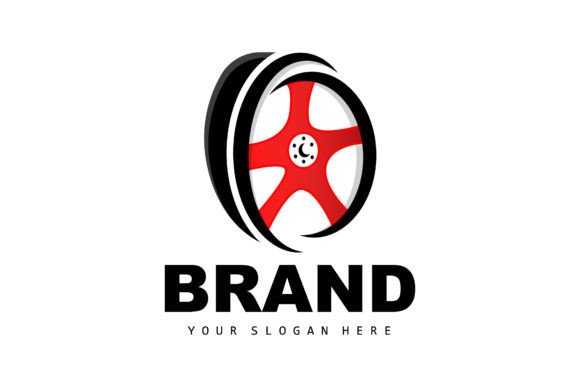 Download Tire Wheel Logo, Automotive Parts Vector - Automotive Collection