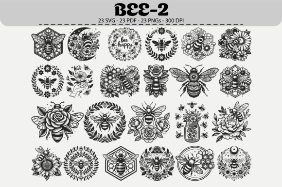 Download Bee Mandala Bundle – 23 Designs - Man Collection