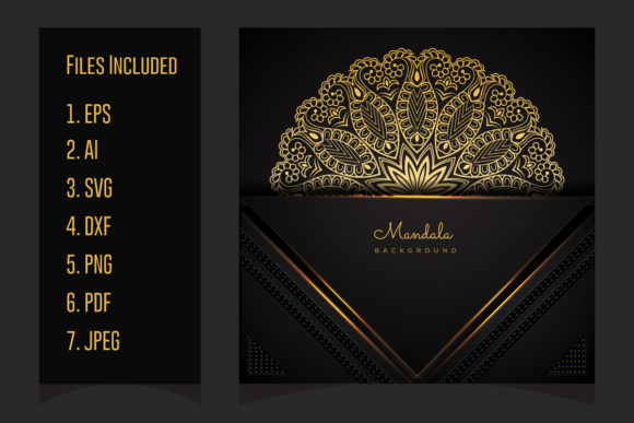 Download Luxury Golden Mandala Arabesque Design - Man Collection