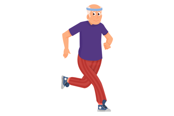 Download Old Man Running. Senior Training. Active - Man Collection