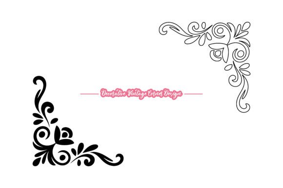Download Elegant Scrollwork Corner Decoration - Eco Collection