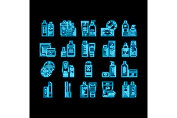 Download Cosmetics Package Beauty Product Neon - Cosmetics Collection