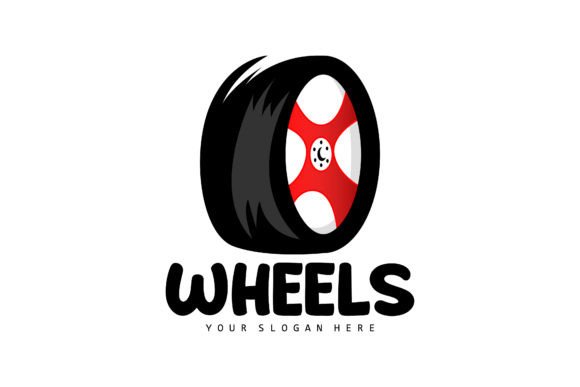 Download Tire Wheel Logo, Automotive Parts Vector - Automotive Collection