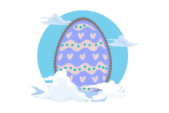 Download Easter Egg Decoration Style  Scalloped - Eco Collection