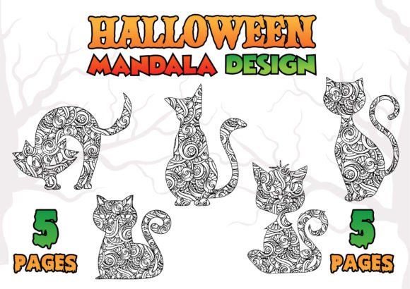 Download Halloween Mandala Design Vol 02 - Man Collection