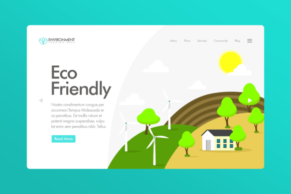Download Website Illustration - Eco Friendly - Eco Collection